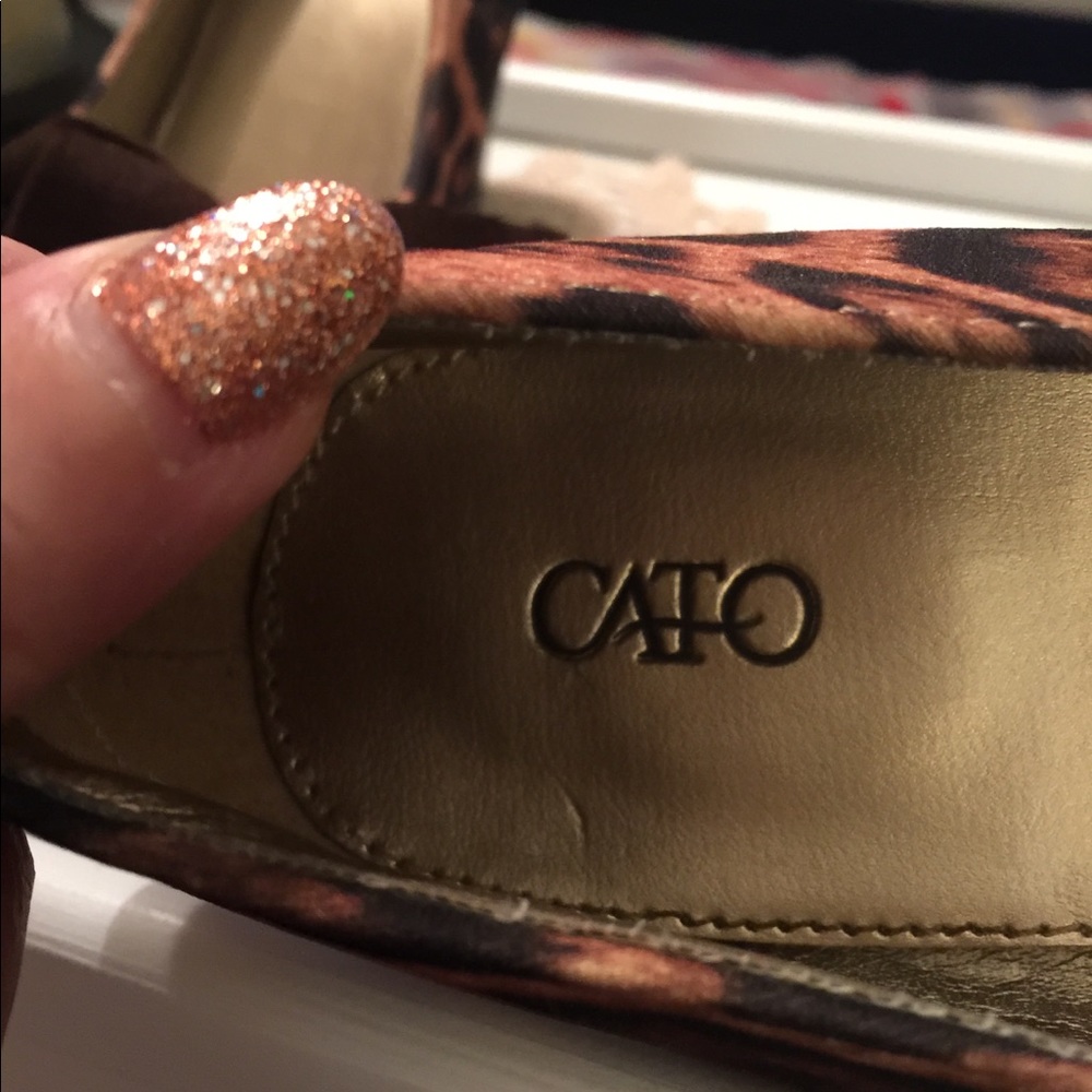 Woman’s wedge leopard print - Picture 5 of 5